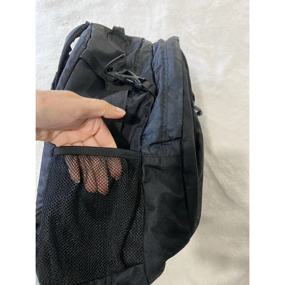 Outdoor Products Black Backpack Daypack School Travel Hiking Bag Mesh Pocket Gym